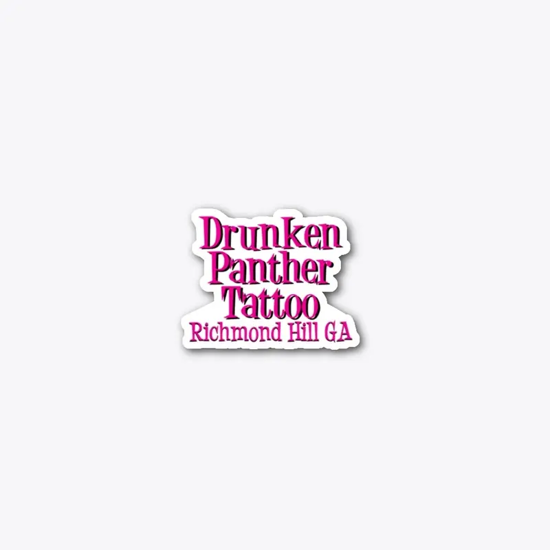 Drunken Panther Tattoo Apparel